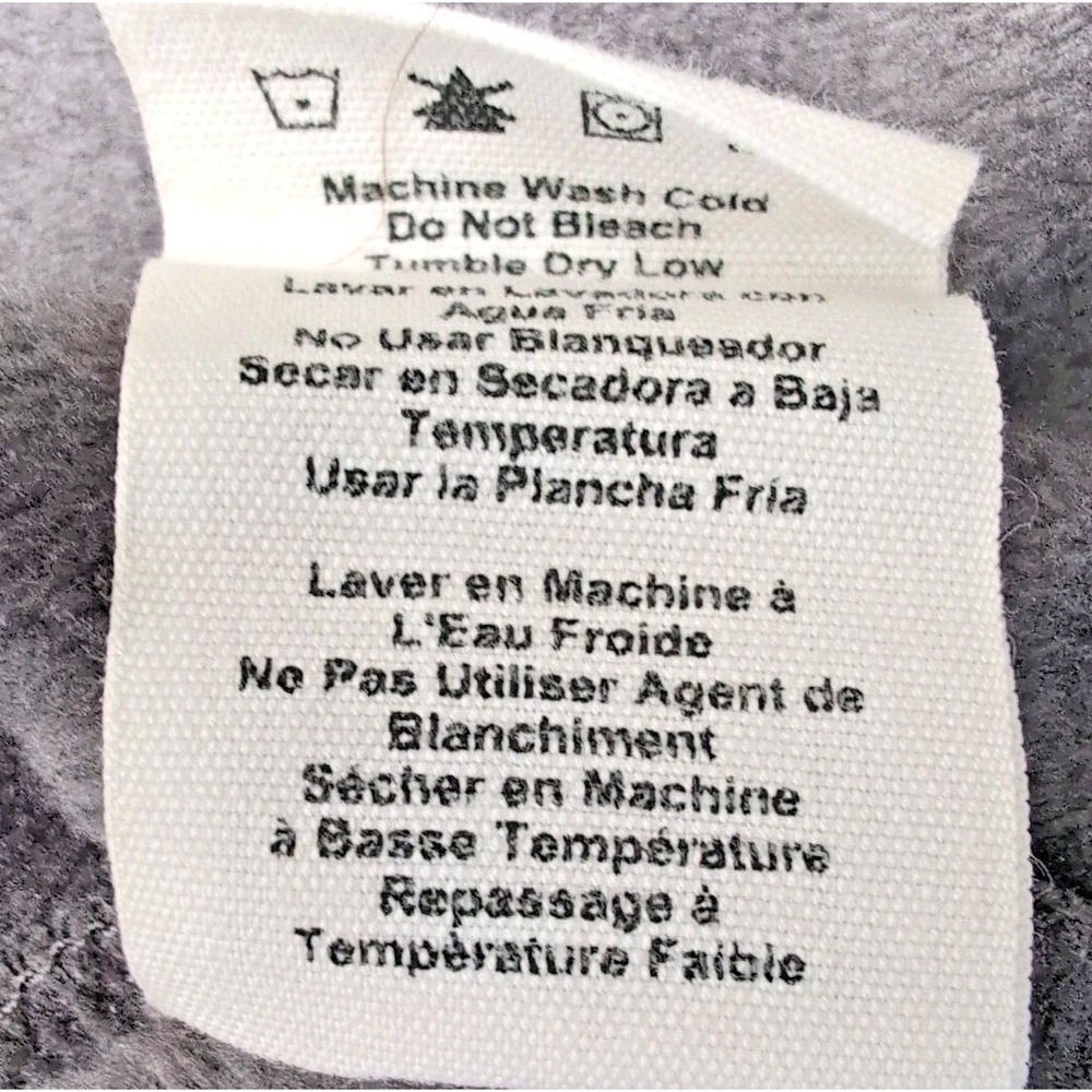 UGG Velour Crop Hoodie Womens Size XS Charcoal Gray Cozy Pullover Loungewear - Picture 7 of 11